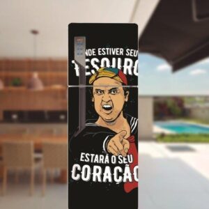 Adesivo de Geladeira Kiko Tesouro