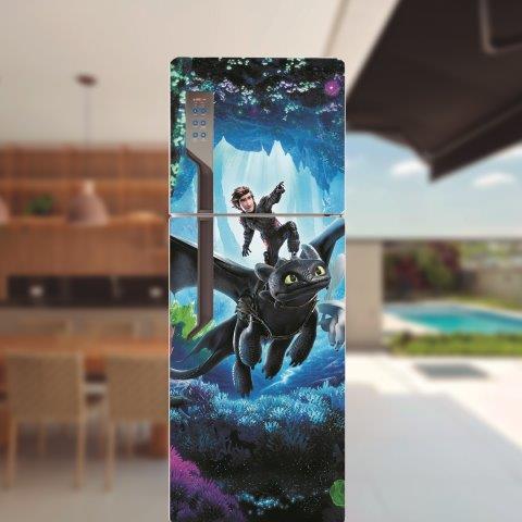 Adesivo para porta de geladeira Desenhos & Animações. Cod.26