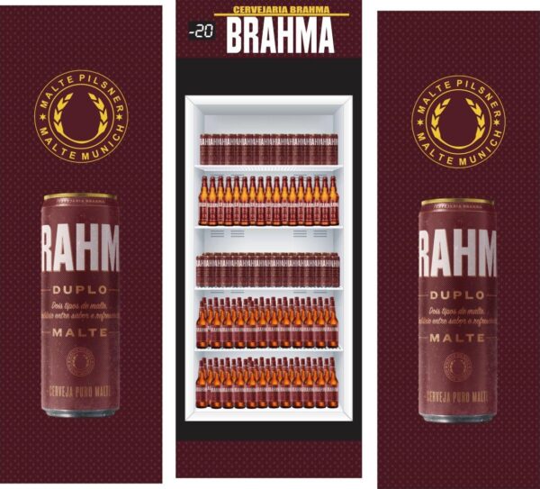 Adesivo de Geladeira Cervejas, Refri e Whisky