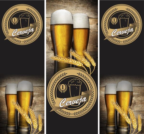 283.jpg Adesivo de Geladeira Cervejas, Refri e Whisky