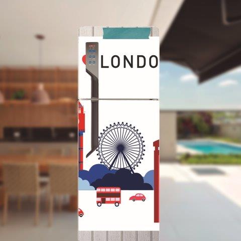 Adesivo de Geladeira Londres