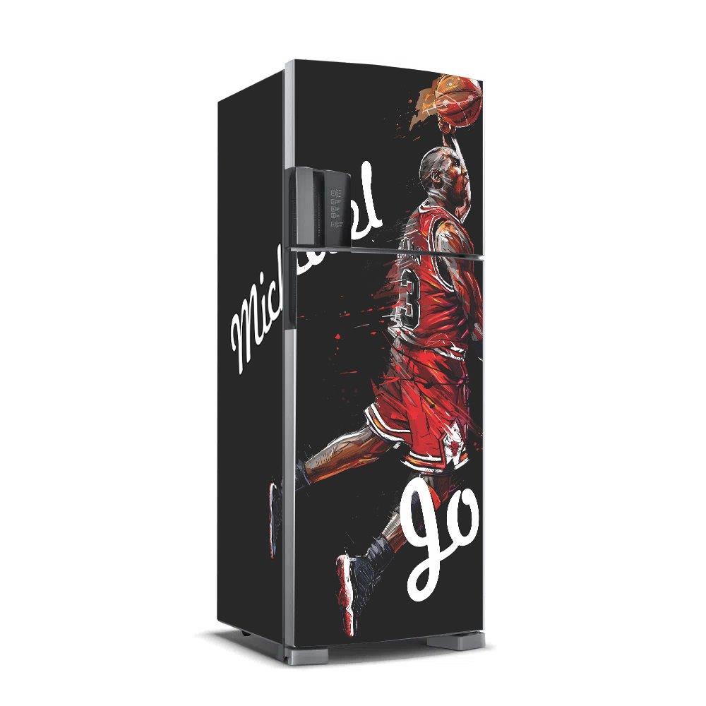 Adesivo de geladeira completo Basquete Michael Jordan