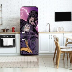 Adesivo de Geladeira Batman & Coringa