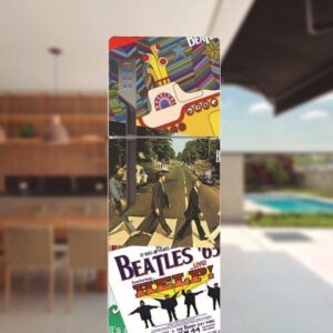 Adesivo de Geladeira Beatles