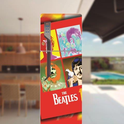 Adesivo de Geladeira Beatles