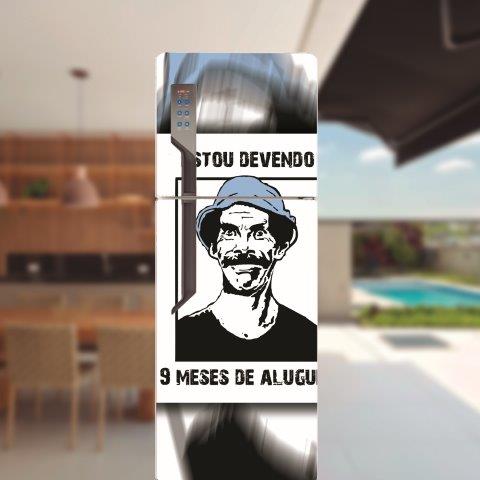 Adesivo de geladeira completo Seu Madruga Cod.39