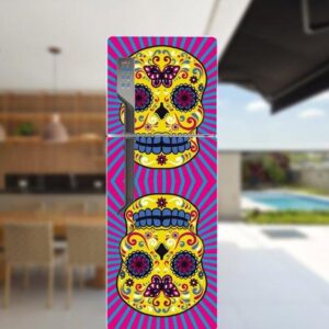 4-11.jpg Adesivo de Geladeira Caveira Mexicana