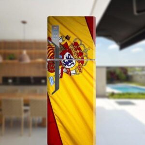 4-4.jpg Adesivo de Geladeira Bandeira Espanha