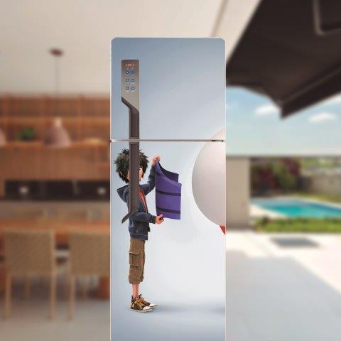 Adesivo para porta de geladeira Desenhos & Animações. Cod.04