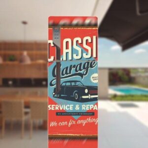 Adesivo de Geladeira Carros Cartaz