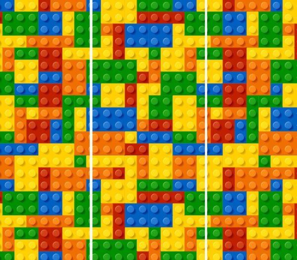Adesivo de Geladeira Lego