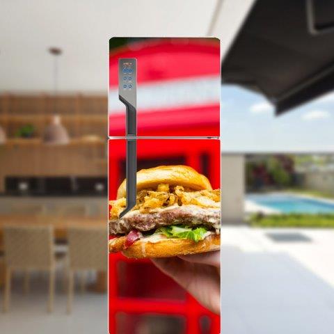 5-1.jpg Adesivo de Geladeira Hamburguer