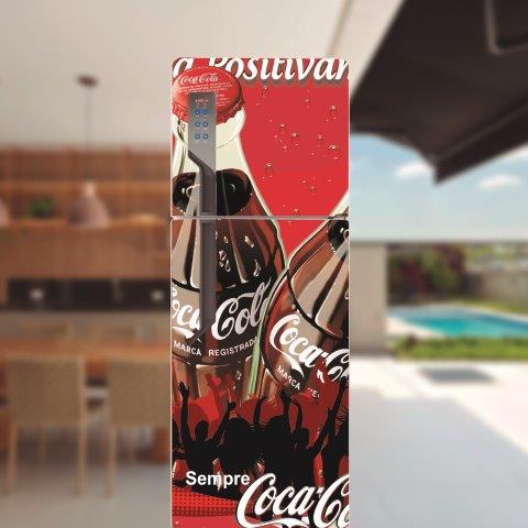 Adesivo de Geladeira Bebidas