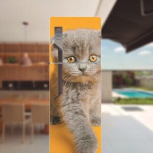 54-1.jpg Adesivo de Geladeira Gatos