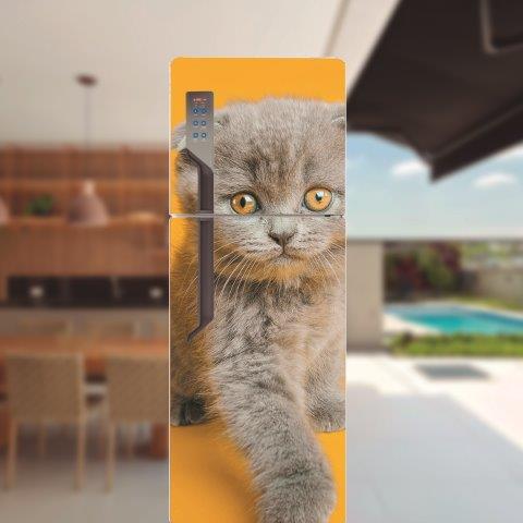 Adesivo de geladeira completo Gatos Cod.54