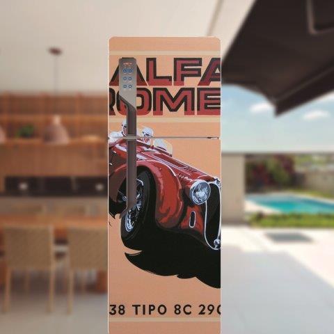 Adesivo de Geladeira Carros Cartaz