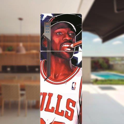 Adesivo de geladeira completo Michael Jordan Cod.54