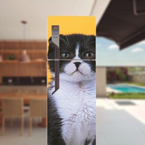 Adesivo de geladeira completo Gatos Cod.55