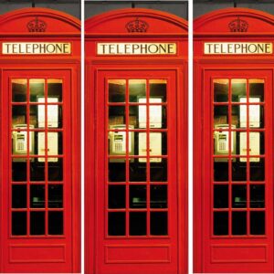 55-12.jpg Adesivo de Geladeira Cabine Telefônica Londres