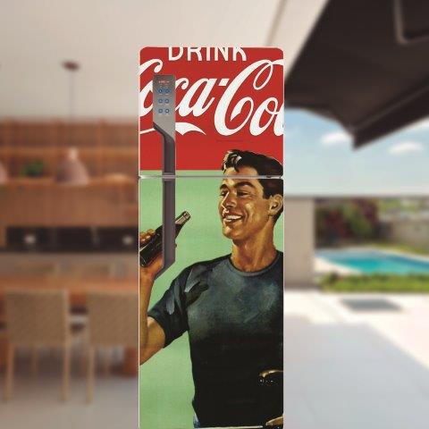 Adesivo de Geladeira Bebidas