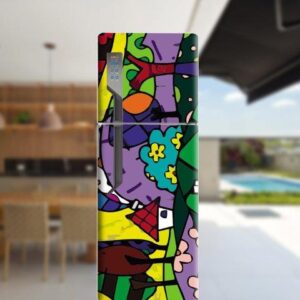 Adesivo de Geladeira Artístico