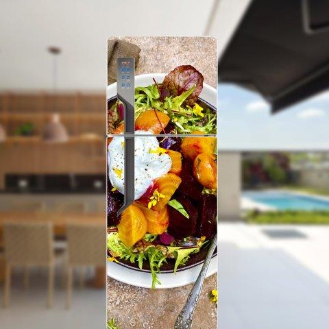 Adesivo para porta de geladeira Salada Cod.6