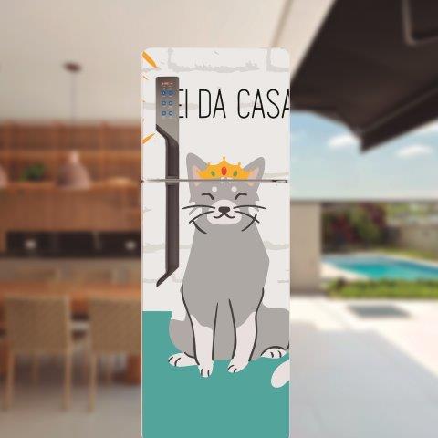 Adesivo para porta de geladeira Animais Arte Cod.6