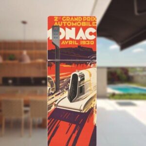 60-10.jpg Adesivo de Geladeira Carros Cartaz