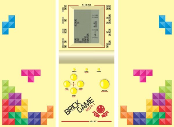 Adesivo de Geladeira Tetris