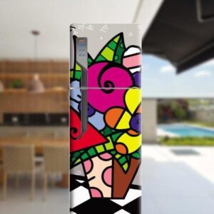 Adesivo de Geladeira Artístico
