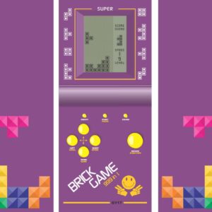 Adesivo de Geladeira Tetris
