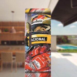 67-9.jpg Adesivo de Geladeira Ayrton Senna