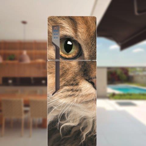 Adesivo de geladeira completo Gatos Cod.69