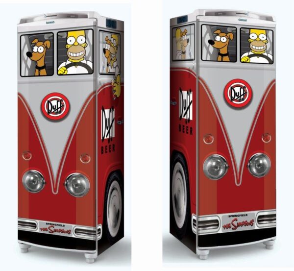 Adesivo de Geladeira Cerveja Duff Homer Simpson