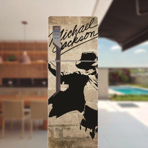Adesivo de Geladeira Michael Jackson