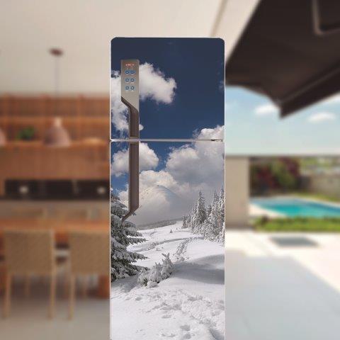 Adesivo de Geladeira Neve