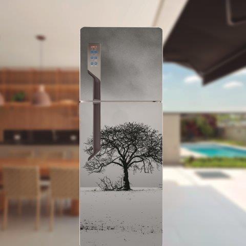 Adesivo de Geladeira Neve