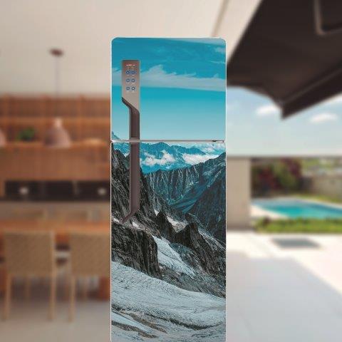 Adesivo de Geladeira Neve