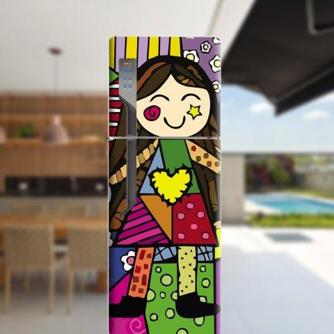 Adesivo de Geladeira Artístico
