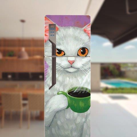Adesivo para porta de geladeira Animais Arte Cod.8