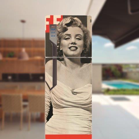 Adesivo para porta de geladeira Marilyn Monroe Cod.9