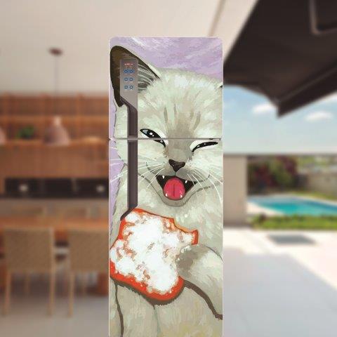 Adesivo para porta de geladeira Animais Arte Cod.9