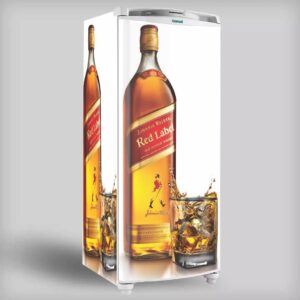 Adesivo de Geladeira Cervejas, Refri e Whisky