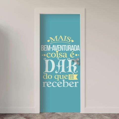 Adesivo de Porta Espiritualidade