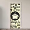 Adesivo de Porta Café
