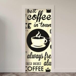 Adesivo de Porta Café