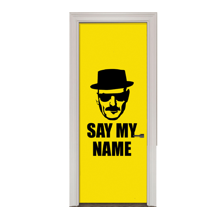 Adesivo de Porta Breaking Bad Heisemberg
