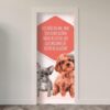 Adesivo de Porta Animais Arte