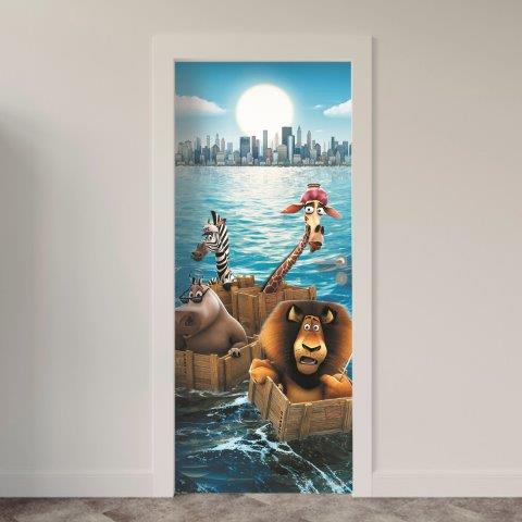 100-5.jpg Adesivo de Porta Desenhos & Animações
