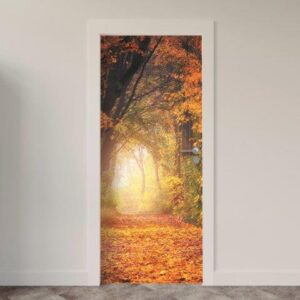 100-8.jpg Adesivo de Porta Natureza